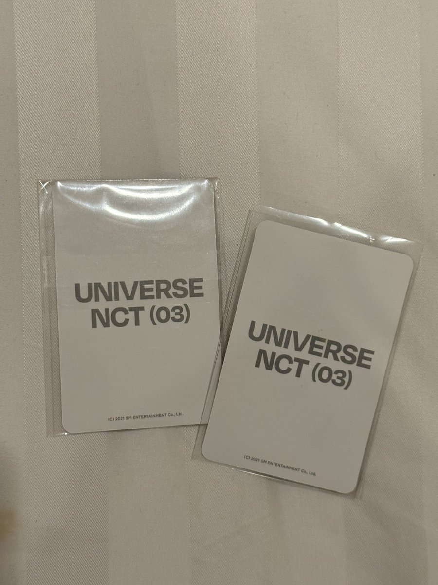 Wts การ์ด binder unverse nct2021 เจโน่ แจมิน 🐶🐰
ใบละ 350฿ ส่งฟรี #ตลาดนัดnct #ตลาดนัดnctdream #THEDnDxNCTDREAM