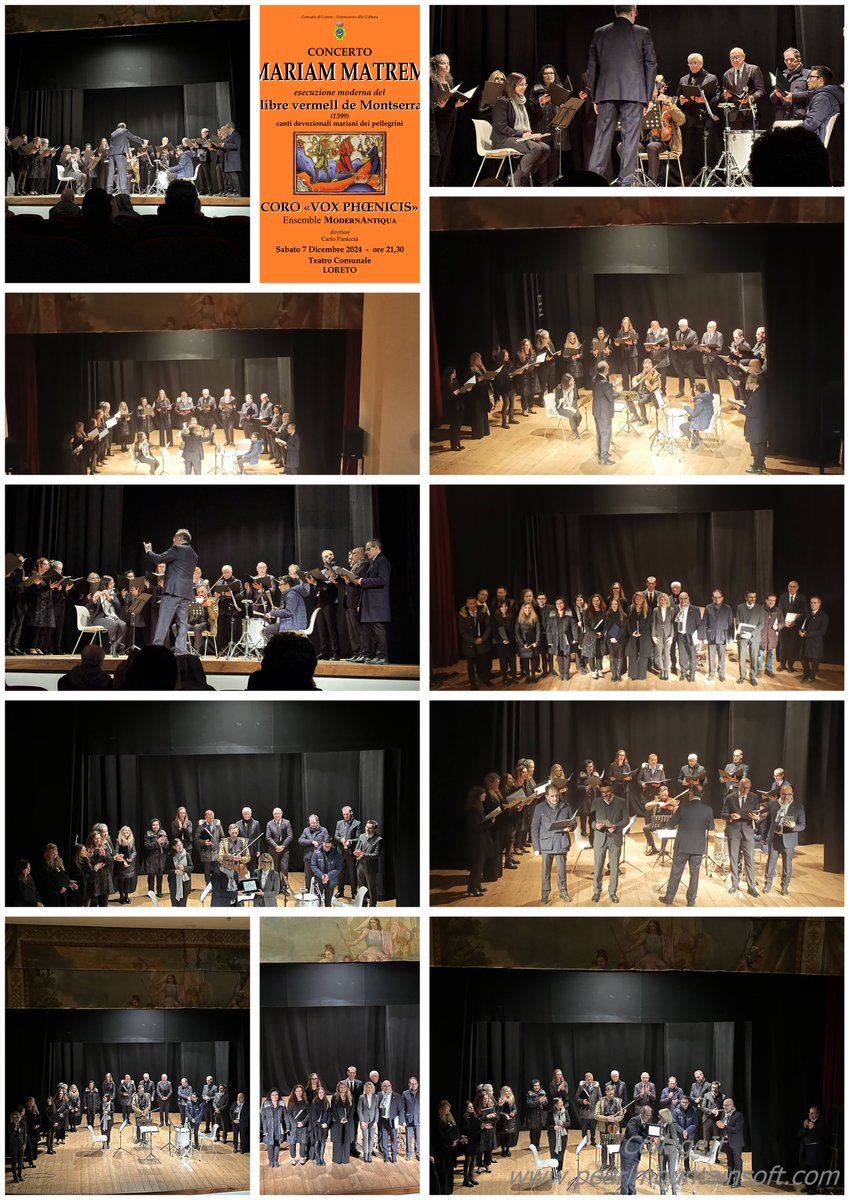 Scatti fotografici dal concerto MARIAM MATREM di sabato 7 dicembre 2024 al Teatro comunale di Loreto (AN)