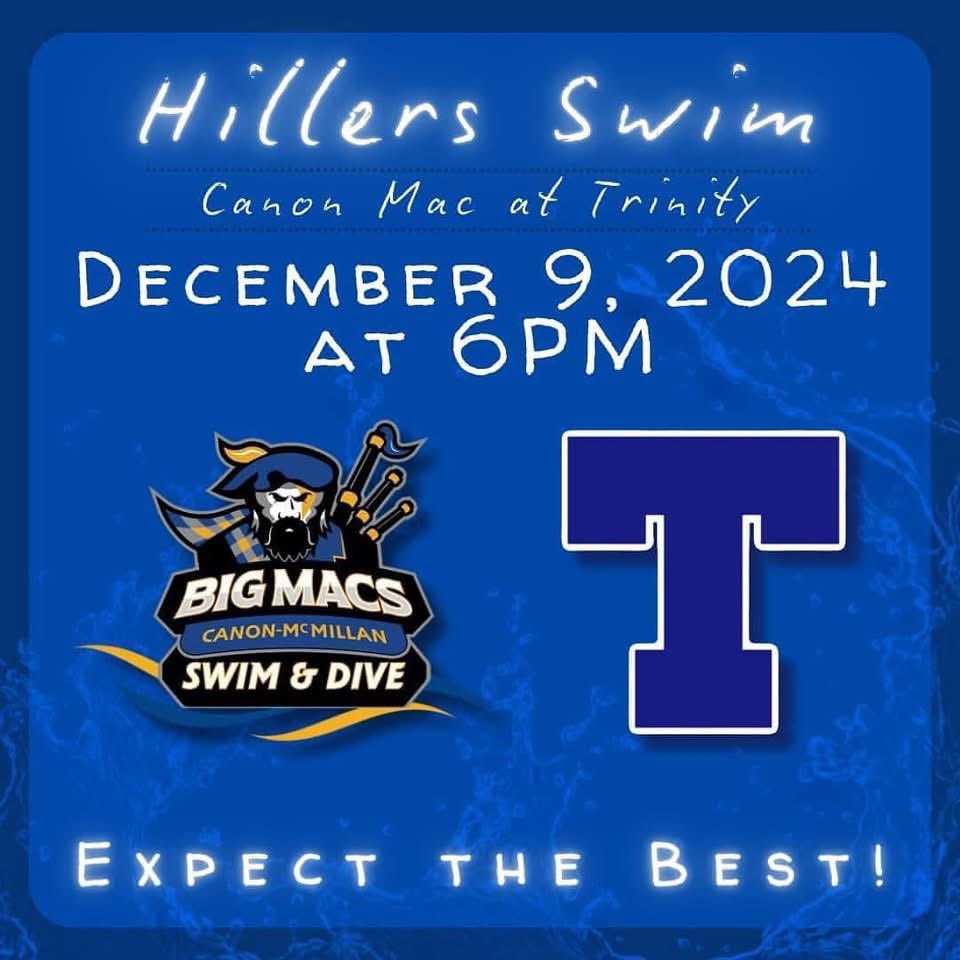 Meet day! Hope to see you at the pool for our home opener against our friends from Canon Mac <a href="/Trinity_Hillers/">Trinity Athletics</a> <a href="/thstrinitypride/">Trinity High School</a>