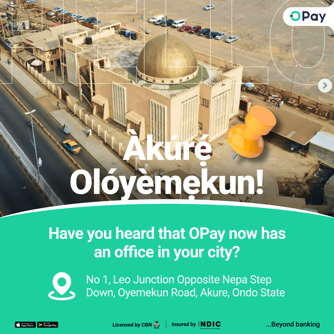 OPay tweet media