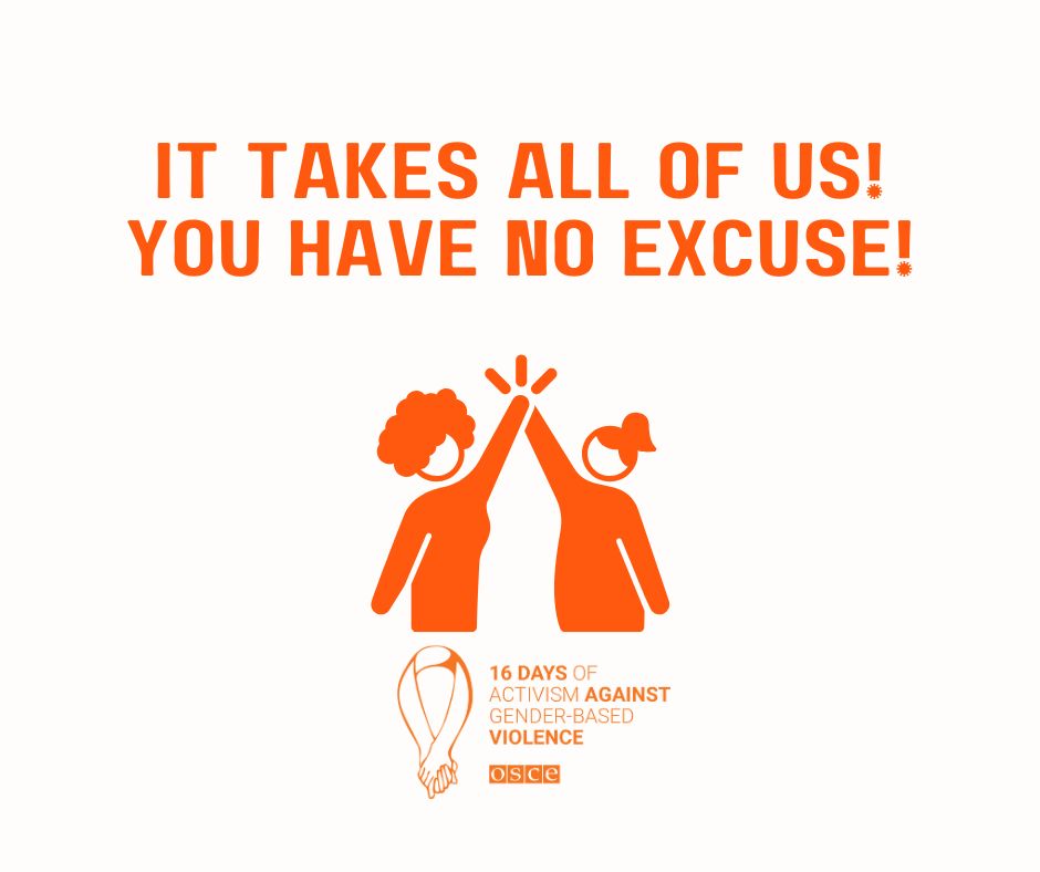 OSCE Mission to Moldova (@oscemoldova) on Twitter photo 🟠‼️ Ending online violence means setting strong policies, promoting digital literacy, and supporting those affected. It takes all of us.
#NoExcuse 🟠‼️ Ending online violence means setting strong policies, promoting digital literacy, and supporting those affected. It takes all of us.
#NoExcuse