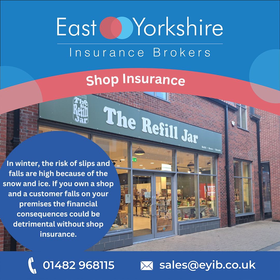 eyinsbrokers's tweet image. If you own a shop and a customer falls on your premises, you could be liable.

Shop insurance covers:
✅Public liability
✅Damage to property
✅Theft
✅Loss of profit

Give us a call and we make sure you've got the right cover in place.

Contact us:
☎️01482 968115

#shopinsurance