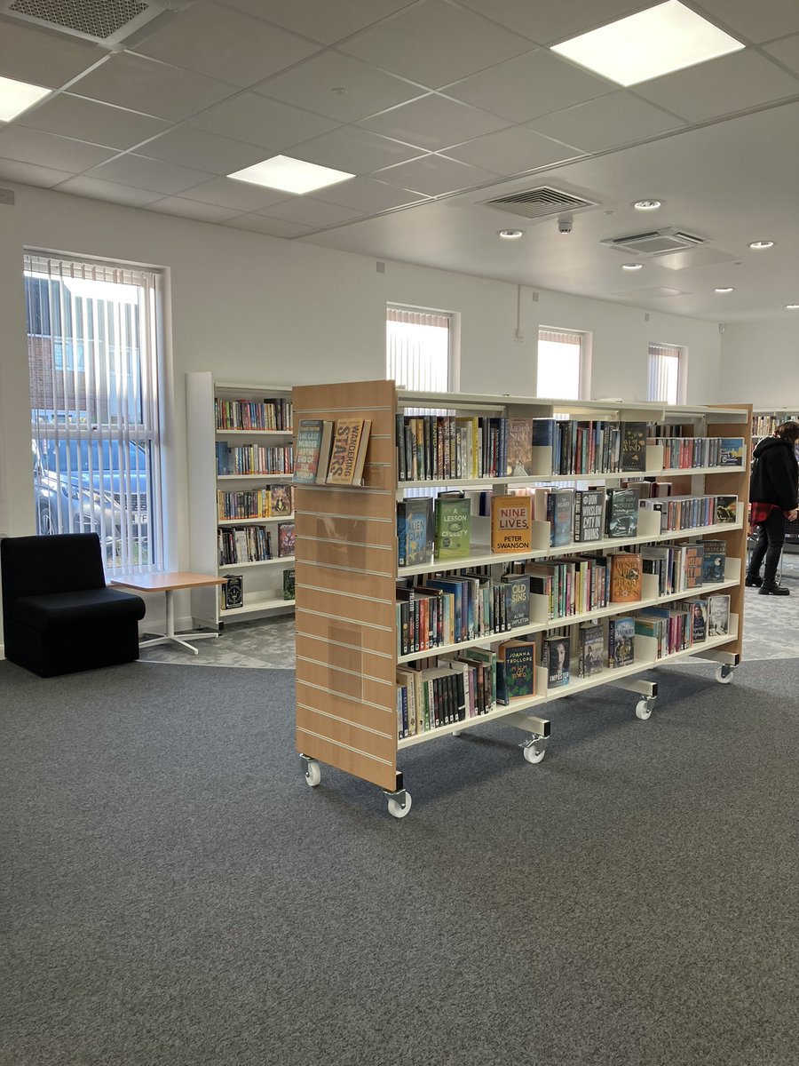 buliejell's tweet photo. It’s been a while since we opened a new #library @LancsLibraries but today we moved into the new library space at #Savick . Thanks to #CommunityGatewayAssociation What a fabulous #Christmas 🎁 for the local community . https://t.co/YzvRXzEmiL