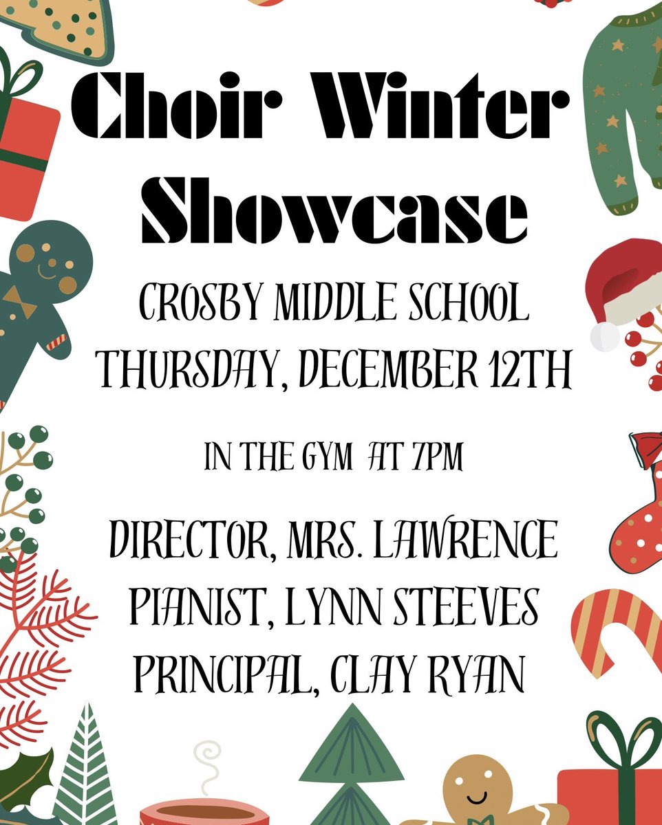 Clay Ryan (@clryan25) on Twitter photo Check out our Winter Concert Schedule!
Canât wait to see all of our amazing performances! All videos will be uploaded to <a href="/CrosbyBand/">Crosby Band</a> YouTube page.
See you tonight <a href="/EasternHSMedia/">Eastern High School - Academies of Louisville</a> Auditorium Check out our Winter Concert Schedule!
Canât wait to see all of our amazing performances! All videos will be uploaded to <a href="/CrosbyBand/">Crosby Band</a> YouTube page.
See you tonight <a href="/EasternHSMedia/">Eastern High School - Academies of Louisville</a> Auditorium