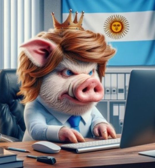 agustindrombola's tweet photo. Un año nefasto para Argentina con @JMilei al mando.

A continuación, hilo con las promesas incumplidas del Jamoncito mentiroso.