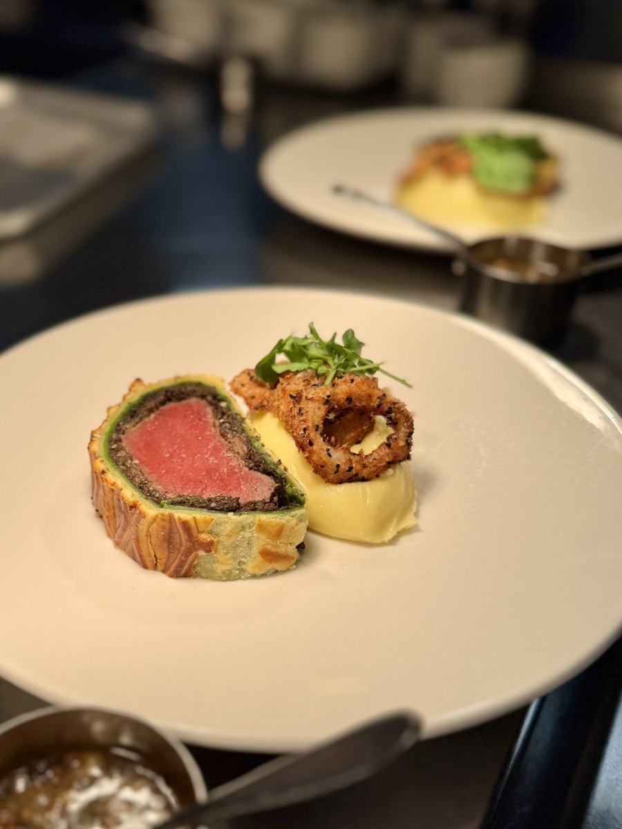 Our new Festive Menu has launched ✨ check out our Halibut and Venison Wellington 👏