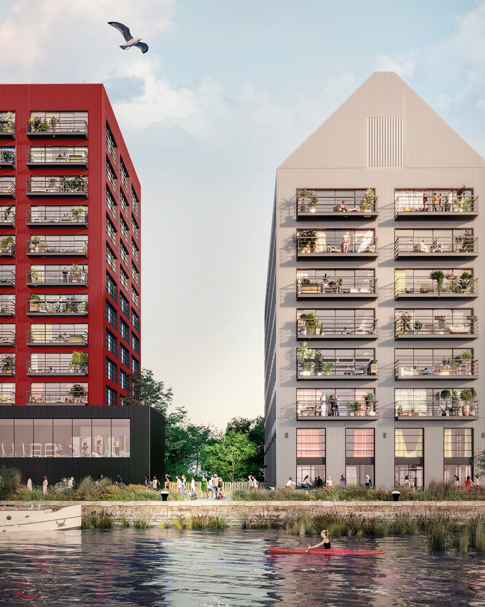 WirralWaters's tweet photo. From CGI's to reality → Millers Quay edition.

The first wave of our £130m cornerstone development at Millers Quay recently hit 80% occupancy ten weeks after completion—an incredible achievement for phase one.

Learn all about Millers Quay 🔗 https://t.co/R2WxAvWCTw https://t.co/o8qdBYCLL5