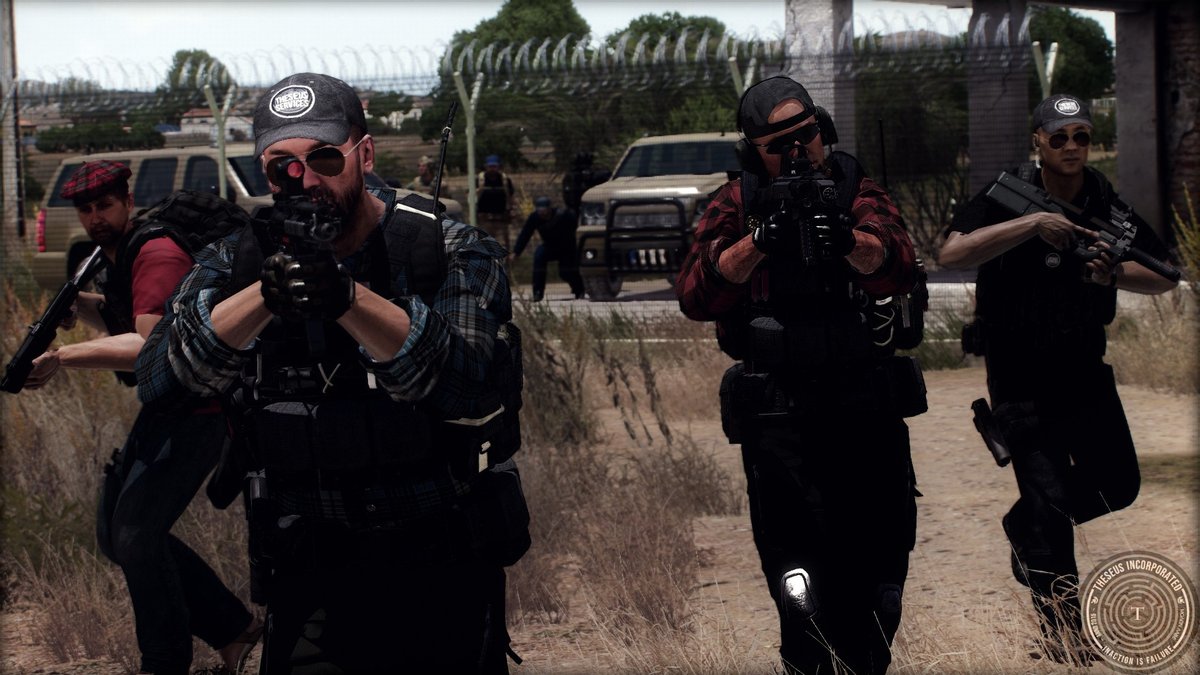 TheseusInc's tweet image. Stepping into hostile territory: screenshots from past Theseus missions, including a unique Vietnam special contract. 

#Arma3 #ArmaPhotography
@ArmaPlatform