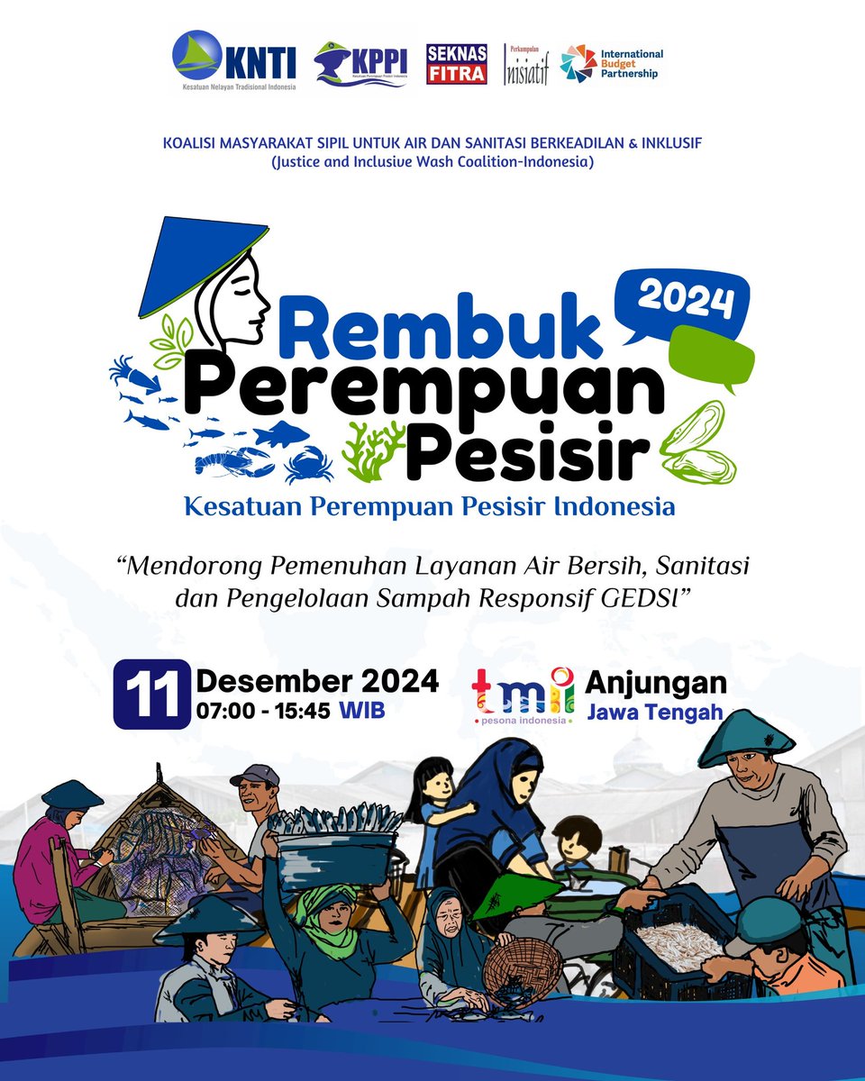 Emak2 dan Bapak2 nelayan mau rembuk di Jakarta nih!