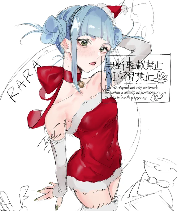 去年描いたので今年もララちゃん描きたいけど間に合わないので供養 