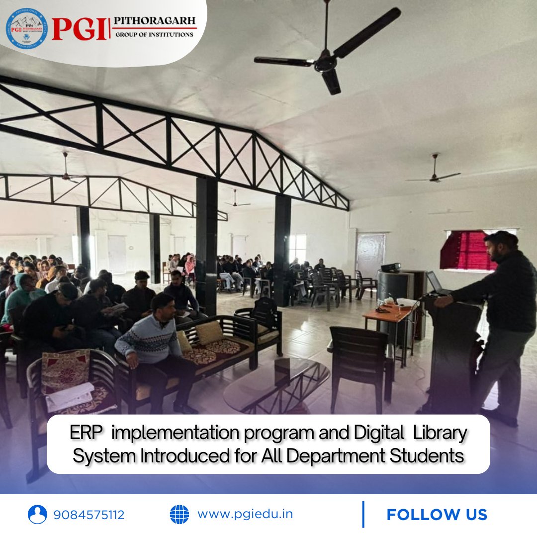 PGI_Pithoragarh's tweet image. Simplifying education with technology! PGI Pithoragarh introduces a centralized platform to streamline academic and administrative tasks. Access it all through the provided URL and experience the future of learning! 🌟📖💻

#SmartEducation #StreamlinedLearning #EdTechInnovation