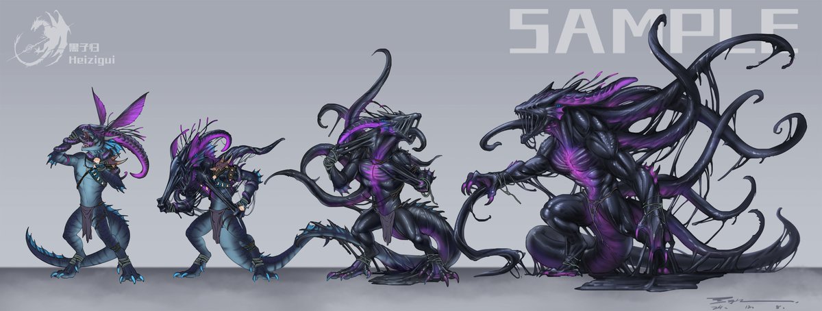 heizigui's tweet photo. [CM]Transform into a tar monster https://t.co/2XXVdrQ1LL