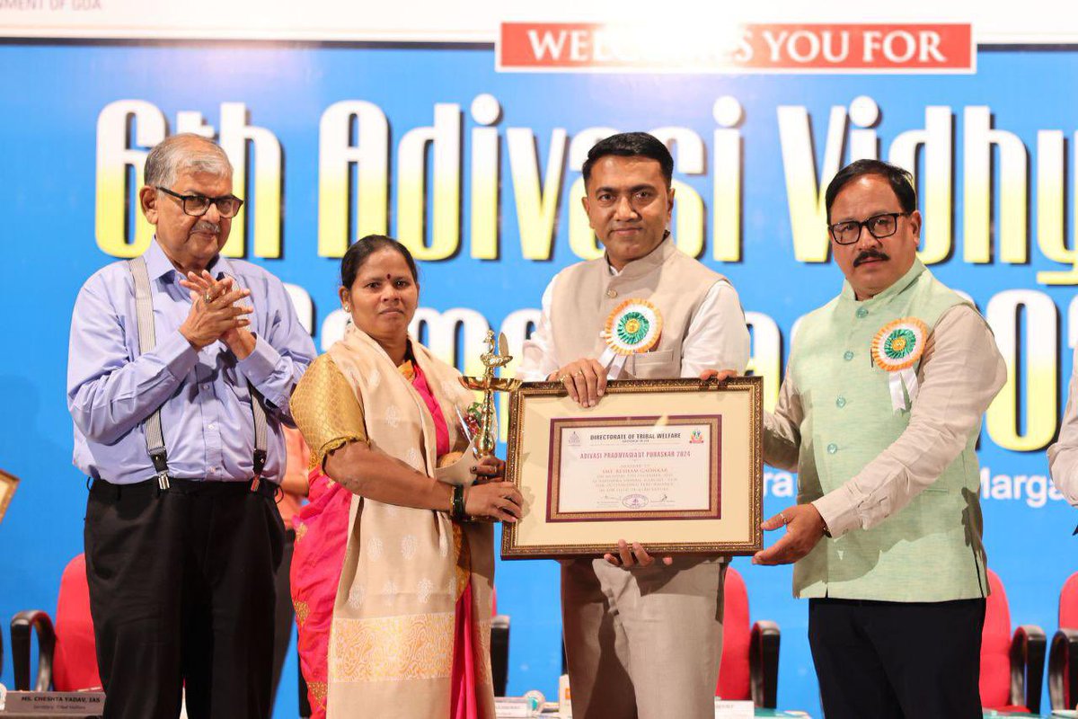 DrPramodPSawant's tweet image. Inaugurated the Adivasi Vidyarthi Sammelan 2024, a significant event under the ‘Janjatiya Gaurav Varsh’ initiative launched by Hon’ble Prime Minister. Organized by the Directorate of Tribal Welfare in collaboration with the United Tribal Association Alliance (UTAA), the event…