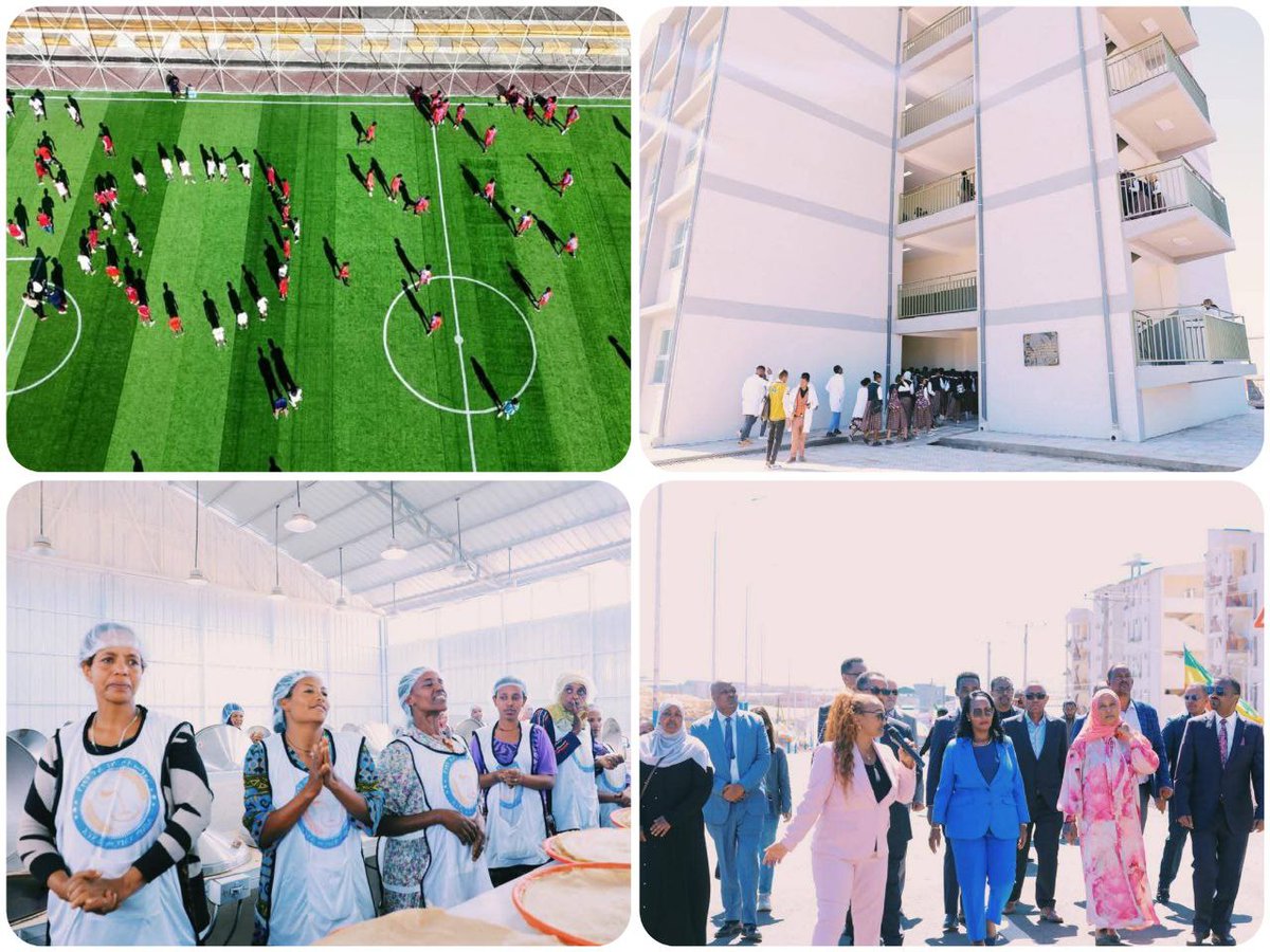 AdanechAbiebie's tweet photo. ዛሬ የገላን ጉራ የመኖሪያ እና የተቀናጀ የልማት መንደርን መርቀን ከካዛንቺስ በልማት ለተነሱ ነዋሪዎቻችን አስረክበናል።
የኢትዮጵያ መልክ የሆነችው አዲስ አበባን እንደ ስሟ ውብ አበባ ለማድረግ በገባነው ቃል መሰረት፣ መሰረተ ልማት ከማሟላት በተጨማሪ የሰው አኗኗርን ማሻሻል እና የነዋሪዎቻችንን ተጠቃሚነት ለማረጋገጥ ትልቅ ትኩረት ሰጥተን በመስራት ላይ እንገኛለን።
ነዋሪዎቻችንን ካረጀ እና ለመኖር ምቹ ካልሆነ የካዛንቺስ አካባቢ እንዲወጡ አድርገን ለኑሮ ምቹ የሆነ ቤት እና አካባቢ እንዲገቡ ያደረግን ሲሆን በዚህም የሰው ህይወትን የመቀየር ስራን ሰርተናል።
ከካዛንቺስ አካባቢ ለልማት በፈቃደኝነት የተነሳችሁ እና ከጎናችን የቆማችሁ ነዋሪዎችን ስለ ትዕግስታችሁ እና ድጋፋችሁ እያመሰገንኩ፣ ይህ ስራ እንዲሳካ  ህግ እና አሰራሩን በመቀበል ቦታውን በፈቃደኝነት ለልማት የለቀቃችሁ የአካባቢው አርሶ አደሮችንም ላመሰግናቸው እወዳለሁ።
ይህን ታላቅ ስራ በአጭር ጊዜ ውስጥ ገንብታችሁ ያጠናቀቃችሁ ኮንትራክተሮችን፣  አማካሪ ድርጅቶችን፣ ድጋፍ ያደረጋችሁ አካላትን፣  ያስተባበራችሁ አመራሮችን እንዲሁም የክፍለከተማው አመራሮችን በራሴ እና በከተማ አስተዳደራችን ስም ላመሰግናችሁ እወዳለሁ።
ፈጣሪ ኢትዮጵያን እና ህዝቦቿን ይባርክ