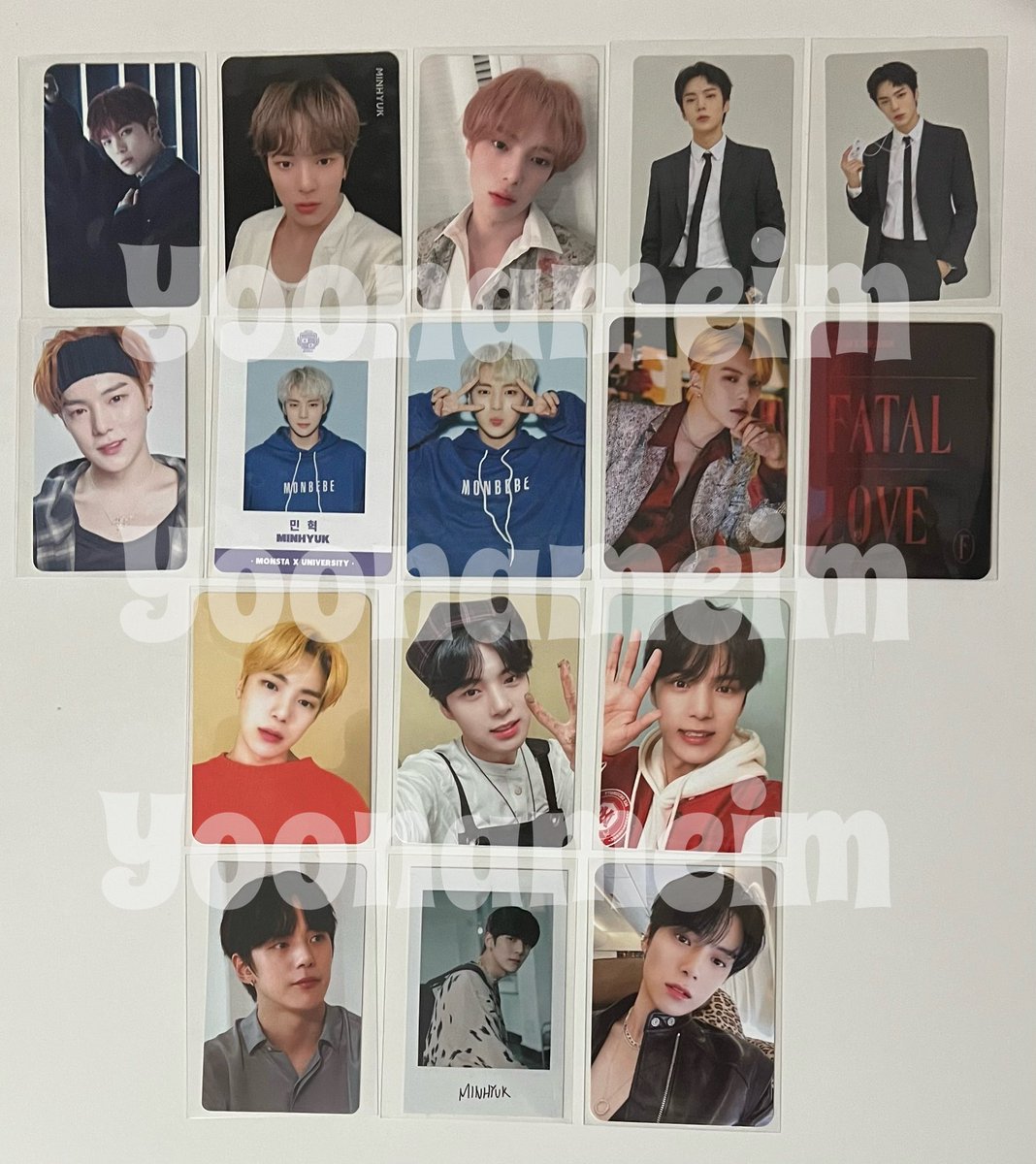 yoonameim's tweet photo. MINHYUK PHOTOCARDS 민혁 포카 https://t.co/ymiqRxpgxg