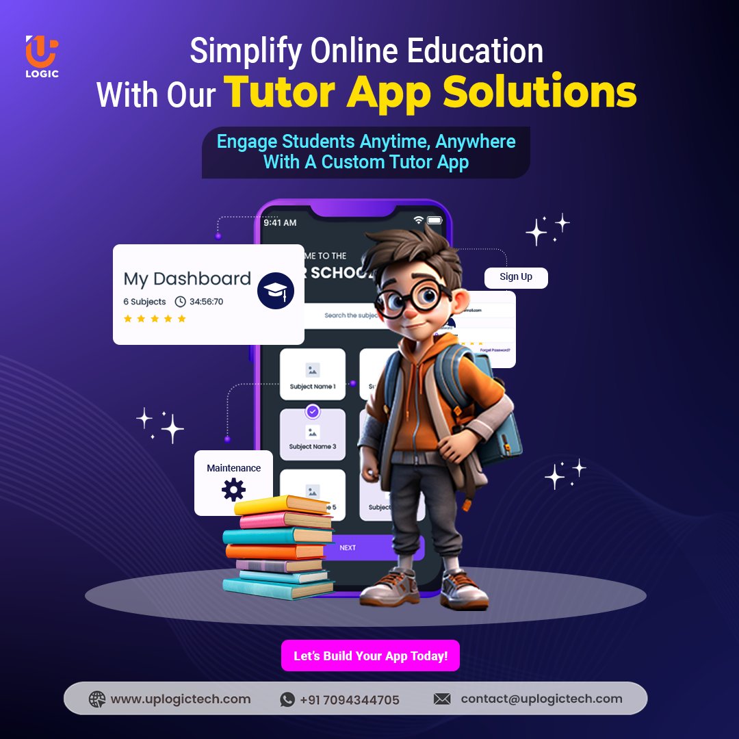 Uplogictech's tweet photo. 🚀 Build your #tutorapp with Uplogic Technologies and stand out in the education industry! Interactive features and custom solutions tailored for your business needs.

To Know More >> https://t.co/F4ybllTmWR

#EdTechSolutions #UplogicTechnologies #tutorappdevelopment https://t.co/Xm38pSGdLK