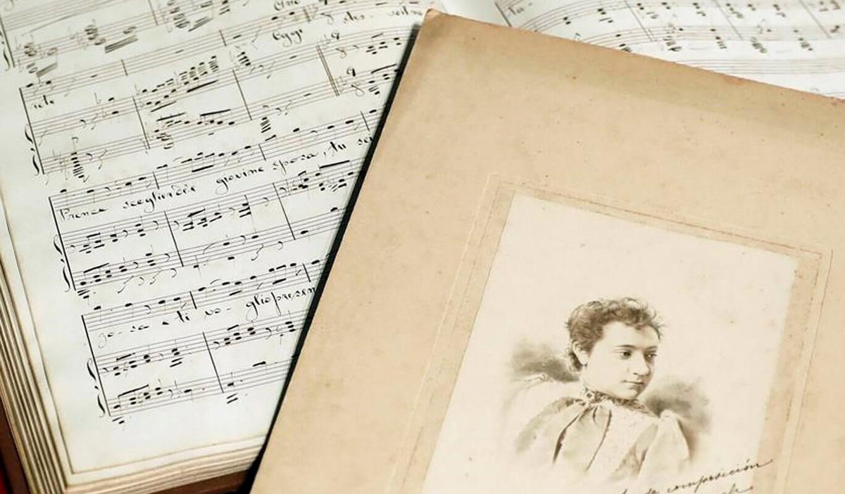 Antoni_Gelonch's tweet photo. #taldiacomavui, el 1873, nasqué a Barcelona Lluïsa Casagemas. Compositora catalana, la 1ª dona q va compondre una òpera a Catalunya. Entre els 16 i 18 anys, va compondre 'Schiava e regina' (Esclava i reina), òpera fantàstica en 3 actes amb llibret d Josep Barret https://t.co/GNeJ4IiExq