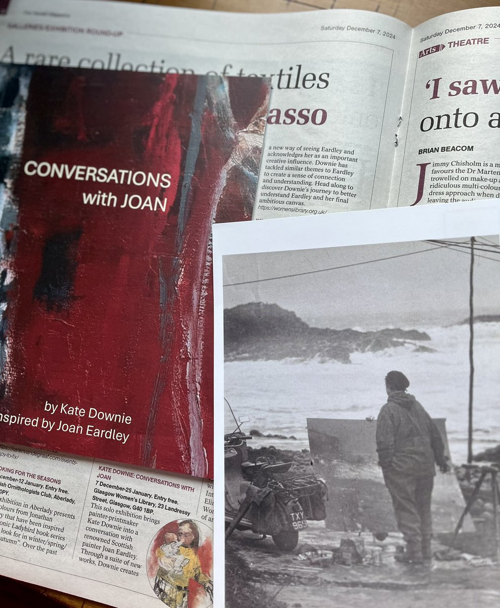 JoanEardleyOfficial (@thejoaneardley) on Twitter photo As featured <a href="/heraldmagazine/">Herald Mag & Arts</a> at the weekend…
There’s still time to catch Kate Downie: Conversations with Joan <a href="/womenslibrary/">Glasgow Women's Library - follow us on Bluesky</a>.
It’s on until 25 January 2025. As featured <a href="/heraldmagazine/">Herald Mag & Arts</a> at the weekend…
There’s still time to catch Kate Downie: Conversations with Joan <a href="/womenslibrary/">Glasgow Women's Library - follow us on Bluesky</a>.
It’s on until 25 January 2025.