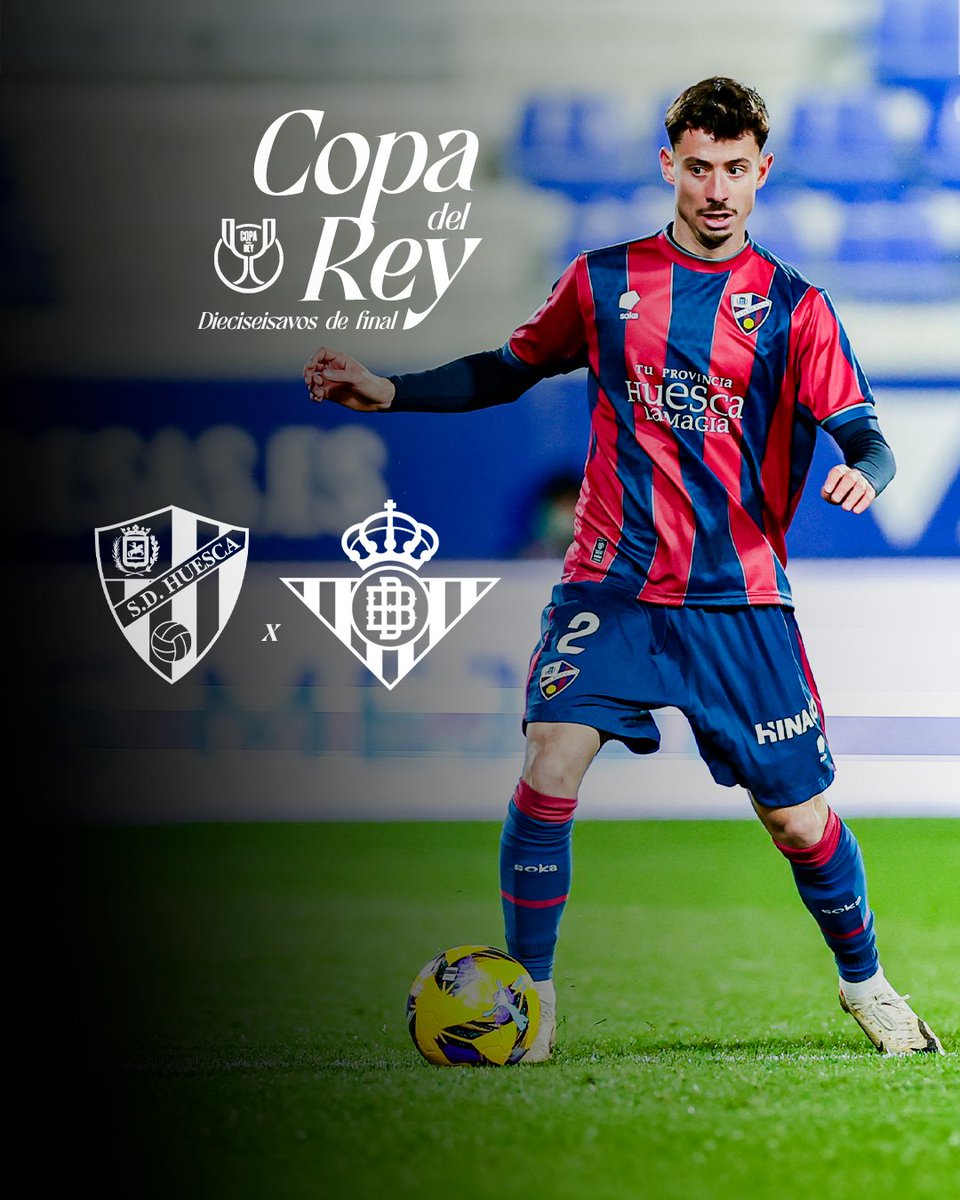 ¡Ya conocemos a nuestro rival para los dieciseisavos de final de Copa!

🆚 <a href="/RealBetis/">Real Betis Balompié 🌴💚</a> 

🏆 #CopaDelRey