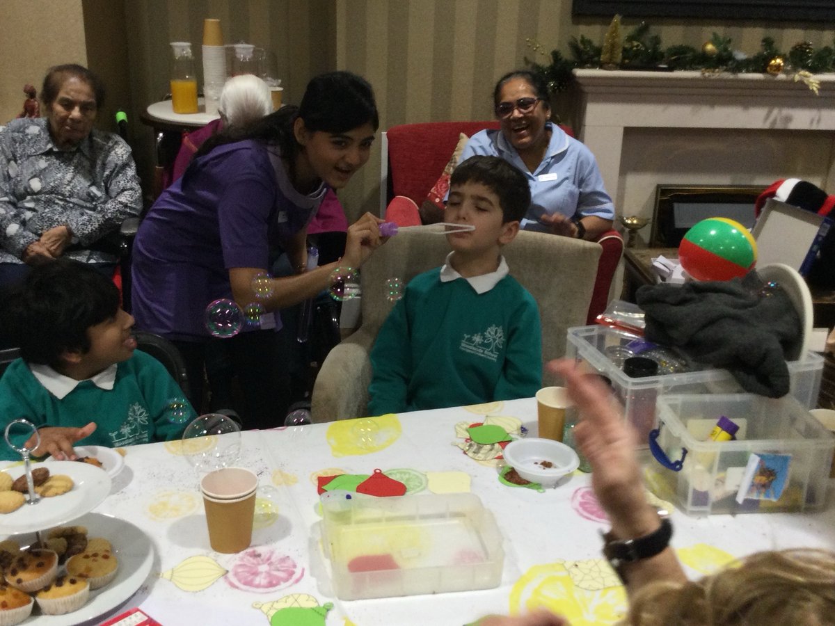 WoodlandsHarrow's tweet photo. Last week, some of our pupils visited Karuna Manor Care Home! We joined in a temple session, got creative with arts and crafts, and made some beautiful Christmas decorations with the residents. We can’t wait to visit again! #CommunitySpirit #MakingMemories #education #Inclusion https://t.co/djOgRLL1U8