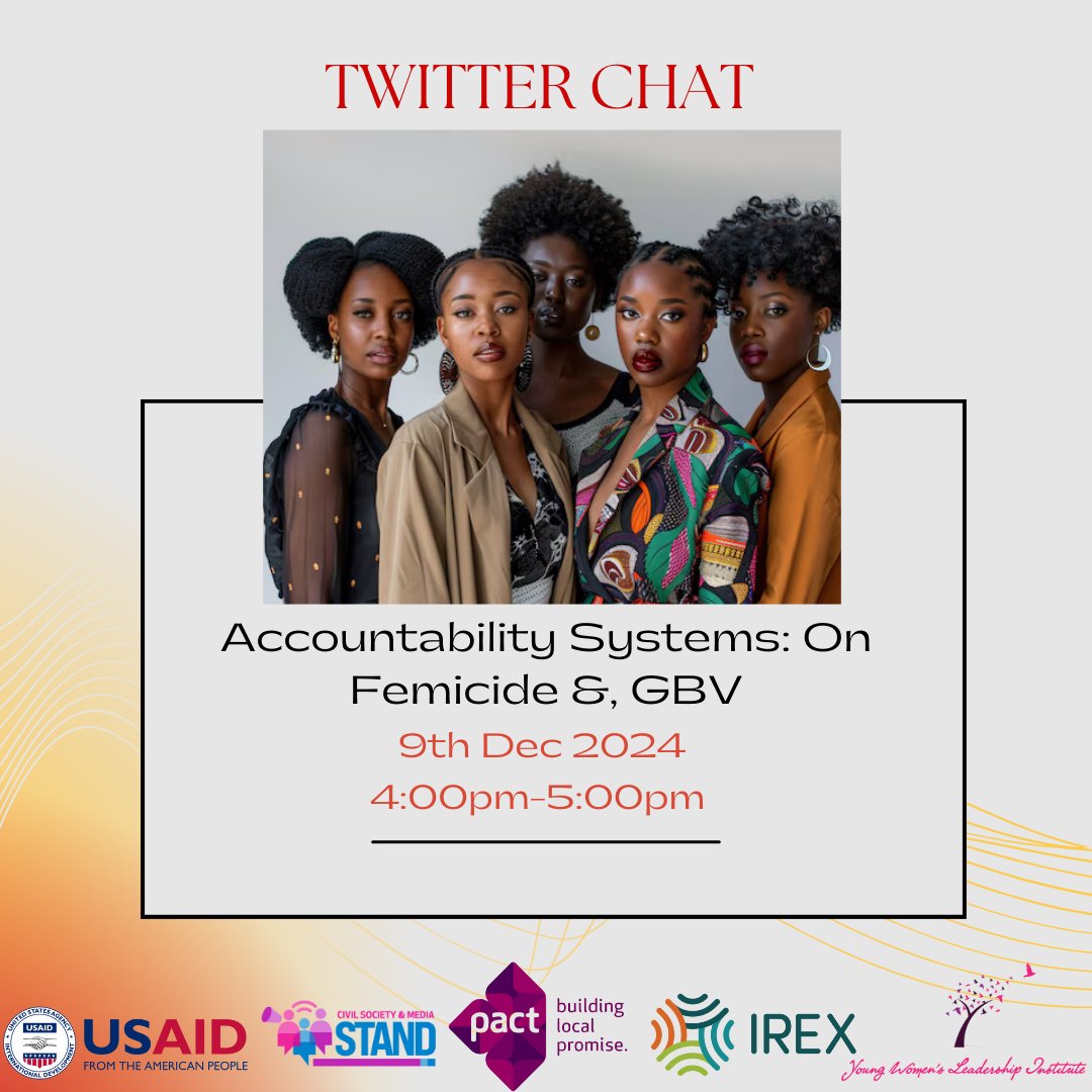 ywli_info's tweet image. We are about to start!
Join the conversations #DefendingTheDreamNow as we explore accountability systems on femicide and GBV in Kenya. @woman_kind @IREXintl @HBSNairobi @awdf01 @UAFAfrica