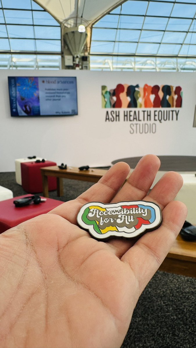 DrMariamBoota's tweet photo. Great initiative @ASH_hematology  this year to have a health equity studio !! Amazing series on diversity and health equity ! 
#healthequity #ashhealthequity #accessubilityforall https://t.co/70N094yw0c