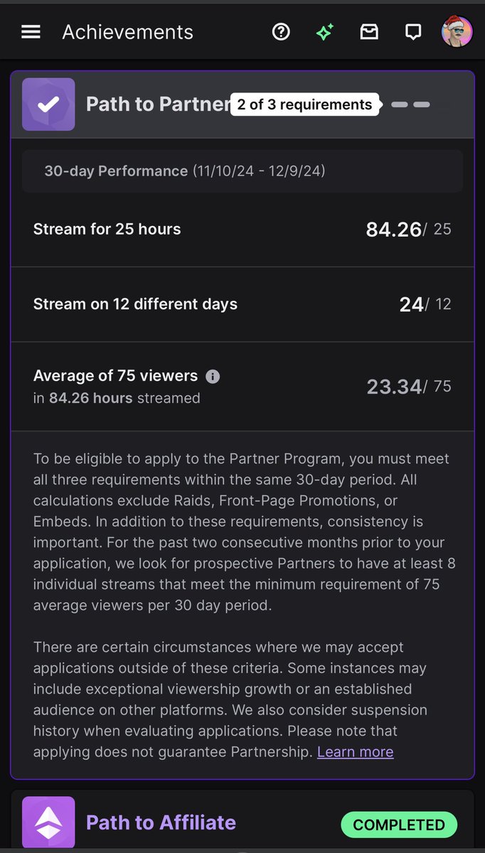 SendItDaddy's tweet photo. Coming up on my very first streams anniversary and I really can’t begin to fathom what I’m seeing right now. #pathtopartner #30daysleft #dreamcometrue https://t.co/7ygokRH1jf