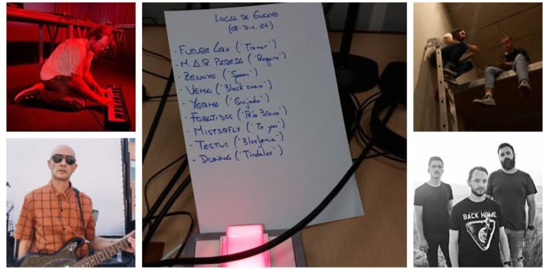 LocalDeEnsayo's tweet photo. Aquí https://t.co/ssFla5b7Zu tienes el Local de Ensayo emitido ayer (8-D) en @canalfiesta , todo instrumental, con #FutureArk @WearewolvesR , @MarPareja7 , #Zennyo, #Vema , @YermaPost , #Forajidos, @Juanimisterfly , #Testus y @Dunnabanda https://t.co/rgveYmWroL