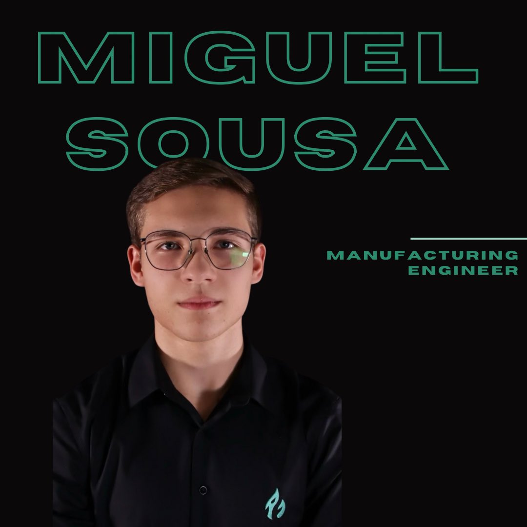 projectone_1_'s tweet image. Miguel Sousa 
Manufacturing Engineer