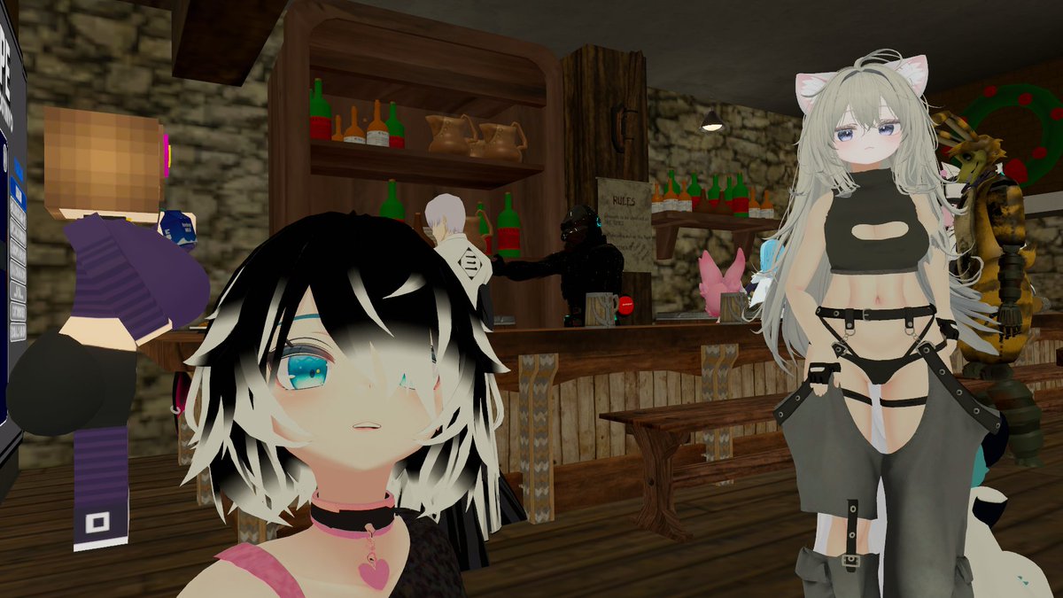 ___SnowCat___'s tweet photo. This happened in prison escape and my roommate was patrick #vrchat #vrchatworld #vrchatpic #vrpic #rindo #pic #vr #VRChatPhotos https://t.co/qmhXxlx63L