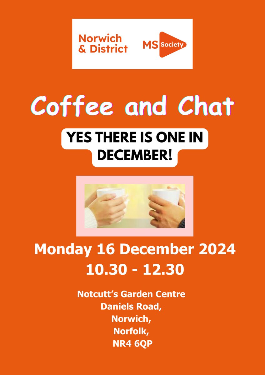 Everyone is welcome to attend our group social next week. Pop in and see us! 🧡🎄☕️
