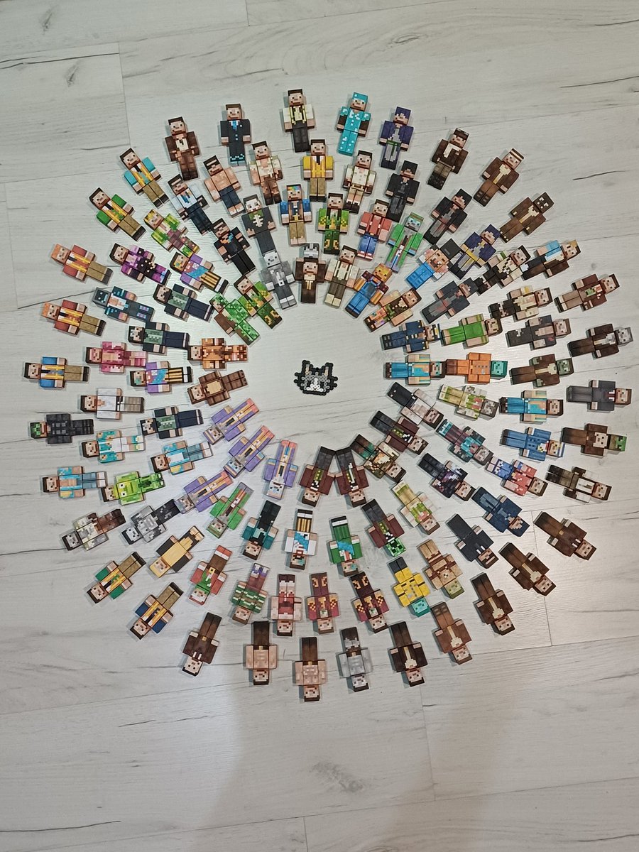MattRT0_'s tweet photo. Well
I did it.
I made all of @GTWScar minecraft skins as paper figures.
It took me so much time but im proud and happy 🙏
Now i can start a revolution 🗣

#hermittwt #goodtimeswithscar  #traffictwt #hermitcraft https://t.co/9lSGhsjK0e