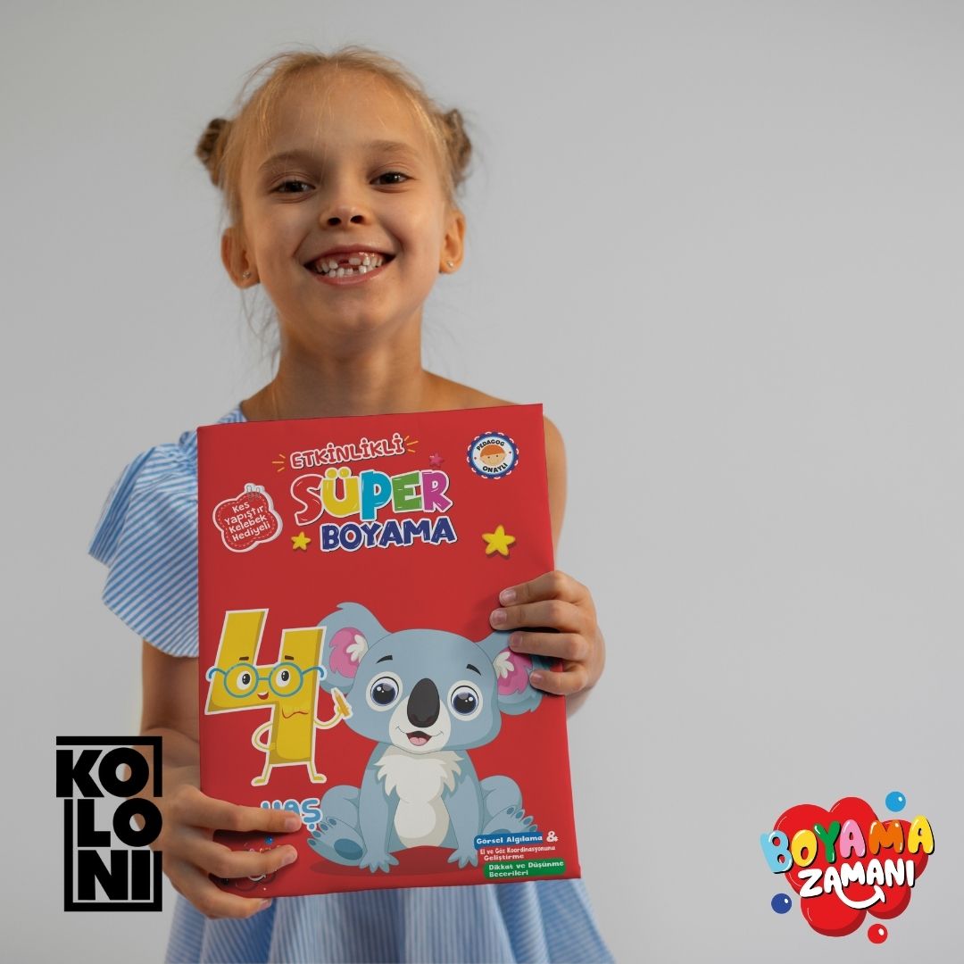 kolonikitap's tweet photo. 🎨👧👦 Etkinlikli Süper Boyama - 4 Yaş  🎉

Miniklerin yaratıcılıklarını geliştirebilecekleri, eğlenirken öğrenebilecekleri harika bir boyama kitabı! 🖍️ 

📚 Daha fazlası için bizi takip etmeyi unutmayın! 🌟 https://t.co/b5zQih2Zp0