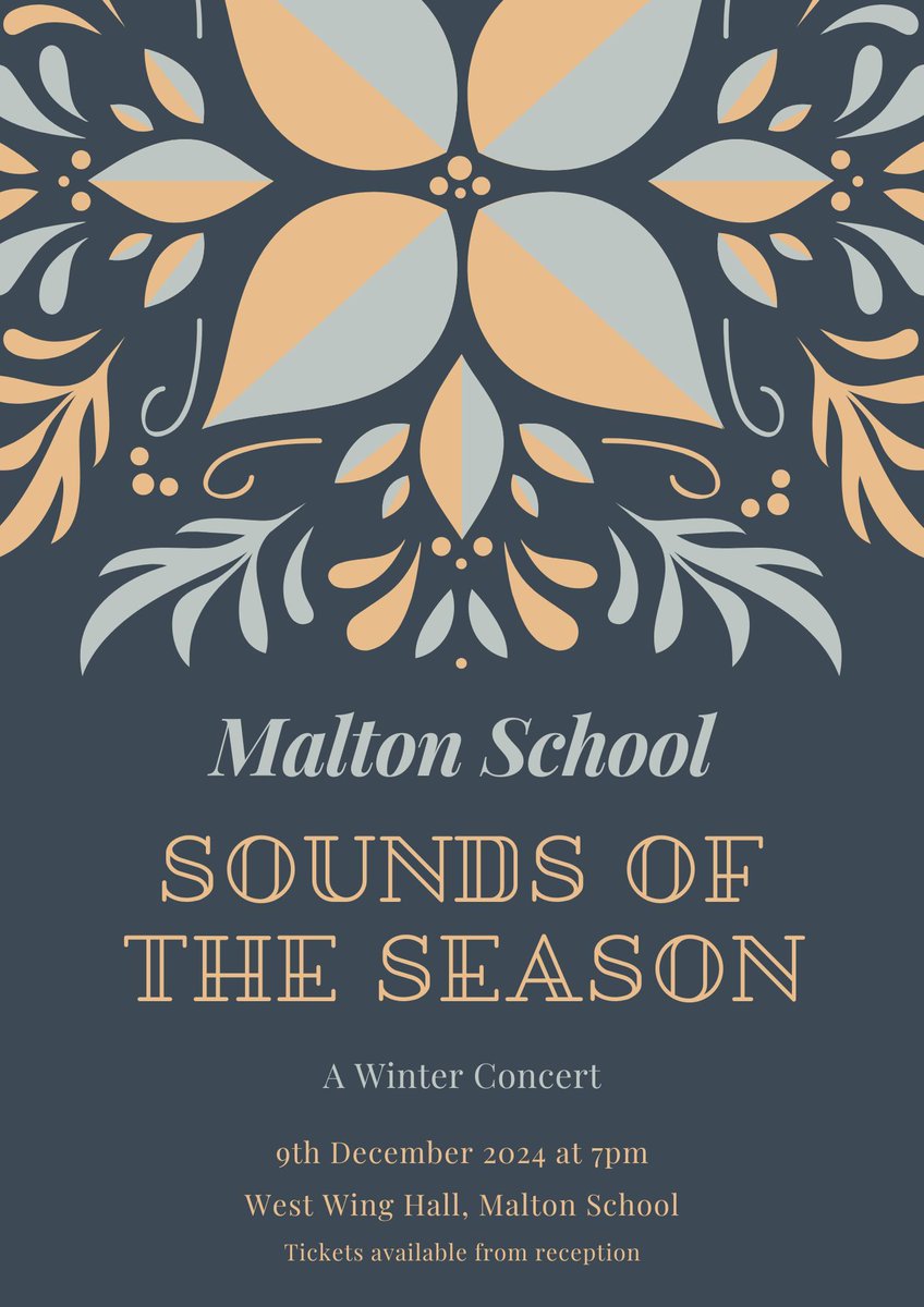 There are still tickets available for this evening's Winter Concert. If you haven't purchased yours yet, they can be bought on the door - £7.00 Adult; £5.00 Concession; £20.00 Family (2+2). Do come and support our talented students and get the festive season off to a great start!