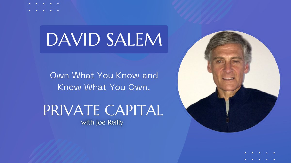 "I own what I know, and know what I own." 
 
David Salem of Hedgeye about how to allocate $5 billion dollars, filtering out impulsive managers, the persistent edge of Seth Klarman, and what taxable investors get wrong about the endowment model: open.spotify.com/episode/5Jkfva…