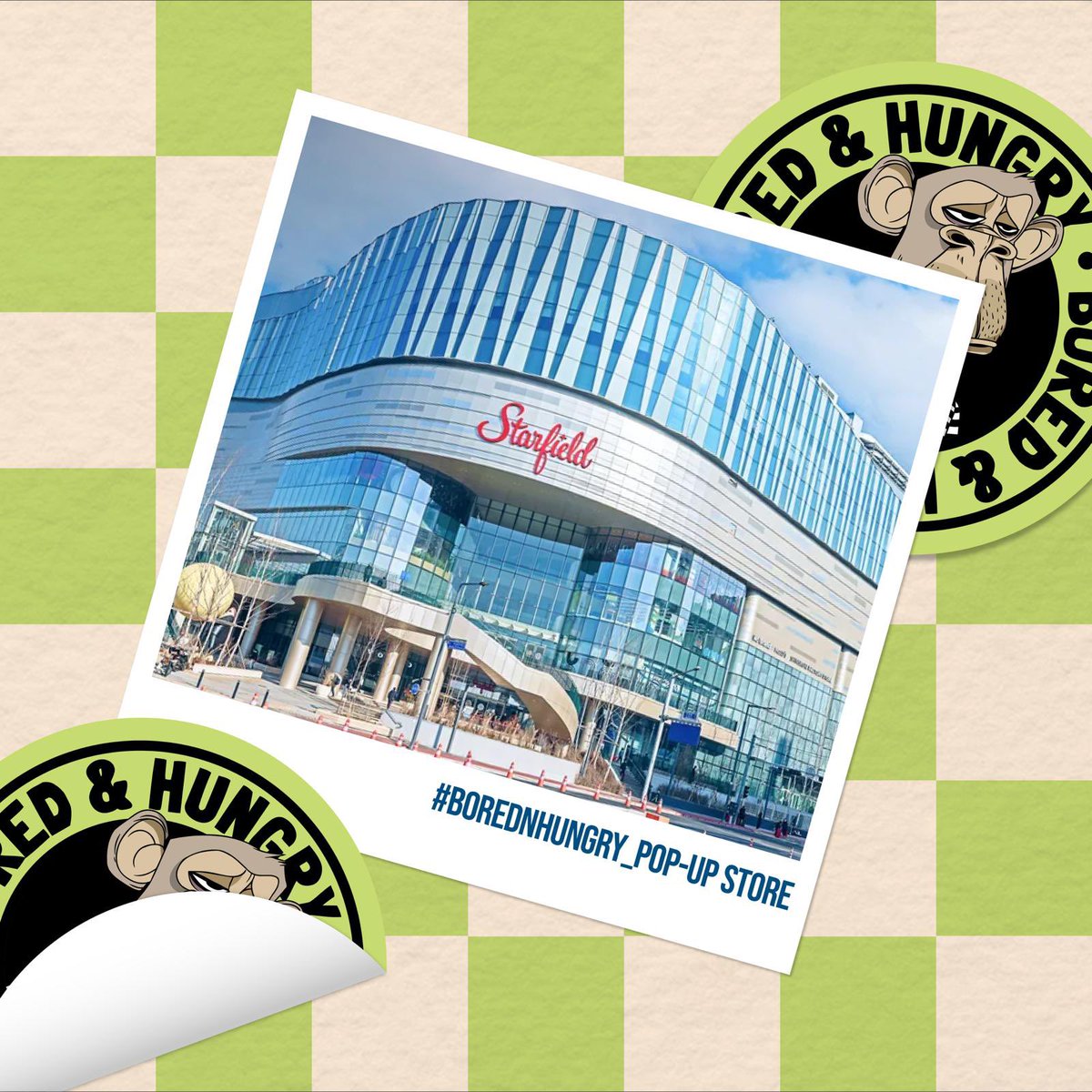 SURPRISE, MORE GIFTS ON THE WAY… 🍔

We are also very happy to announce that Bored and Hungry is having a 5-month pop-up in Starfield Suwon, one of the biggest malls in Seoul

This pop-up will also feature a collab menu with Culinary Wars’ Black Spoon Chef, Meat Master 🥩

WEN?