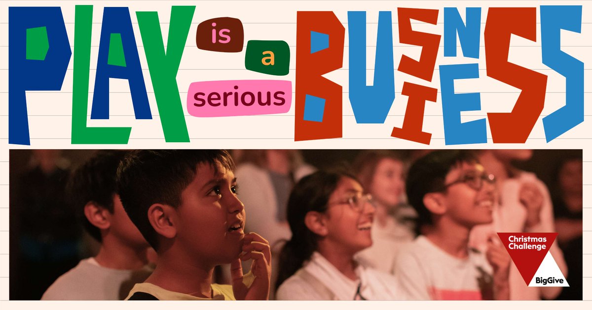 Play is serious business! 😎 It’s essential for children’s development and learning.

We’re bringing a new immersive experience to schools in Brent to help children explore, imagine, and create. Double your donation through the #ChristmasChallenge!

➡️ ow.ly/KeGQ50Uj9IU