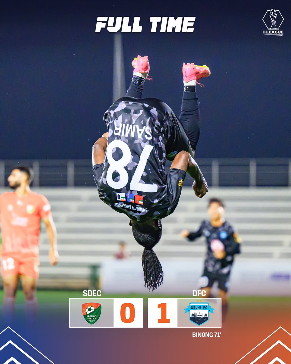 INDWomensLeague's tweet photo. Binong breaks @sreenidideccan’s hearts and bags @Delhi_FC’s first win of the season! 🔵🙌

#SDECDFC #ILeague #IndianFootball ⚽️ https://t.co/mXwkIyPi3e