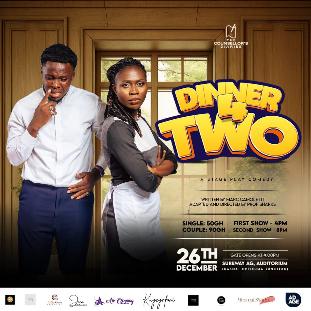 k_phylament's tweet photo. Will you save a friend's marriage from tearing apart , or would you rather give him away for cheating...?
Someone has just a split seconds to quench a blazing fire or cause an explosion...
"Dinner 4 two" ✌🏽, we will figure it out...😊
#dinner4two
#thecounsellorsdiaries https://t.co/OUQ2L7tRKE