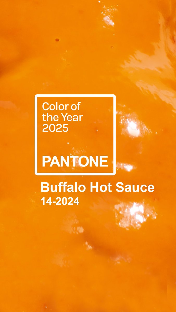 sauceshop's tweet photo. Can’t believe they’ve just announced the 2025 colour of the year https://t.co/tfR6wABBGq