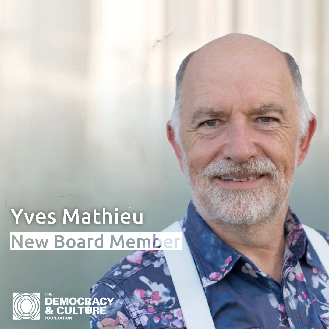 Democracy and Culture Foundation (@demculturefnd) on Twitter photo Thrilled to welcome @YvesMathieu, Founder of <a href="/MPubliques/">Missions Publiques</a> <a href="/MPubliques_EN/">Missions Publiques_EN</a>, to our Board of Governors! A true trailblazer in participatory democracy, Yves' visionary work on global citizen engagement and "perma-democracy" inspires us all. Thrilled to welcome @YvesMathieu, Founder of <a href="/MPubliques/">Missions Publiques</a> <a href="/MPubliques_EN/">Missions Publiques_EN</a>, to our Board of Governors! A true trailblazer in participatory democracy, Yves' visionary work on global citizen engagement and "perma-democracy" inspires us all.
