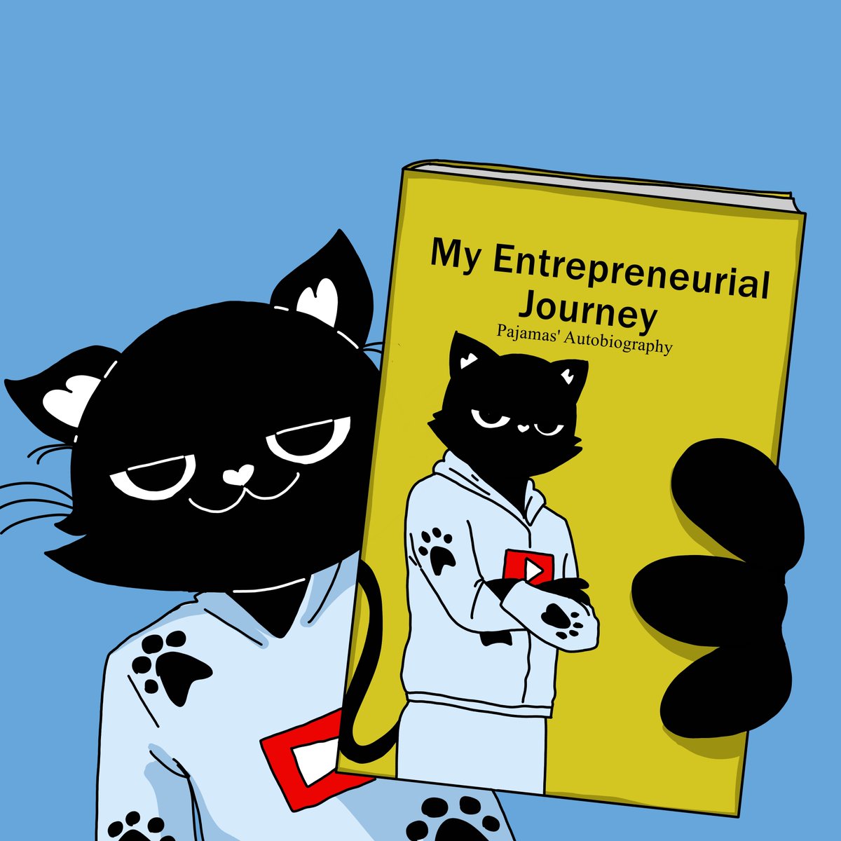 TheYoutubeCat's tweet photo. The journey, now in print 🐾🚀 https://t.co/pDvBoshPAI