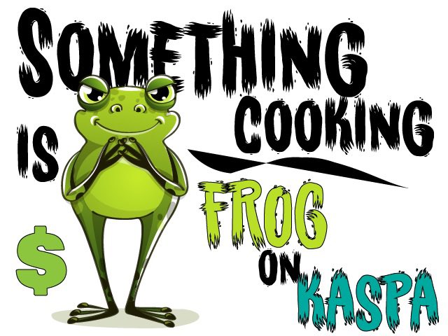 Frog on KASPA tweet media