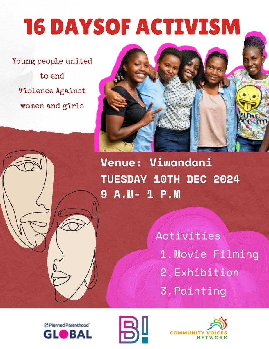 Marylyne Ekeya (@marylyne_ekeya) on Twitter photo As we commemorate the #16DaysOfActivism and work towards 365 days of activism. We take steps to ensure no woman suffers in silence. And no power is given to perpetrators.
<a href="/SautiZetu254/">Community Voices Network</a>
#communityvoices
#16DaysOfActivismke
<a href="/ppglobe/">Planned Parenthood Global</a> As we commemorate the #16DaysOfActivism and work towards 365 days of activism. We take steps to ensure no woman suffers in silence. And no power is given to perpetrators.
<a href="/SautiZetu254/">Community Voices Network</a>
#communityvoices
#16DaysOfActivismke
<a href="/ppglobe/">Planned Parenthood Global</a>