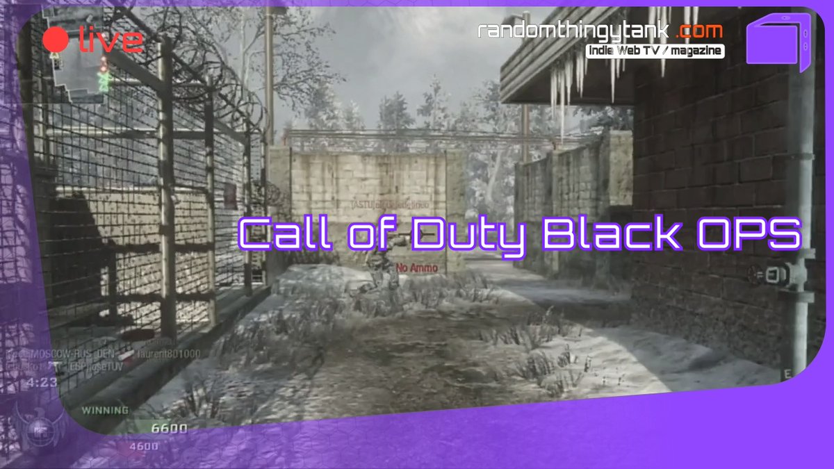 RdmThingytanK's tweet image. Unleash your strategic prowess in Call of Duty: Black Ops, where tactical triumphs await. 
👊?🚀💣🎯 #CallofDuty #BlackOps #GunsBlazing #MissionAccomplished #WiseWarrior #streaming #indie #indiestreamer #randomthingytank #streamer #twitch #twitchstreaming