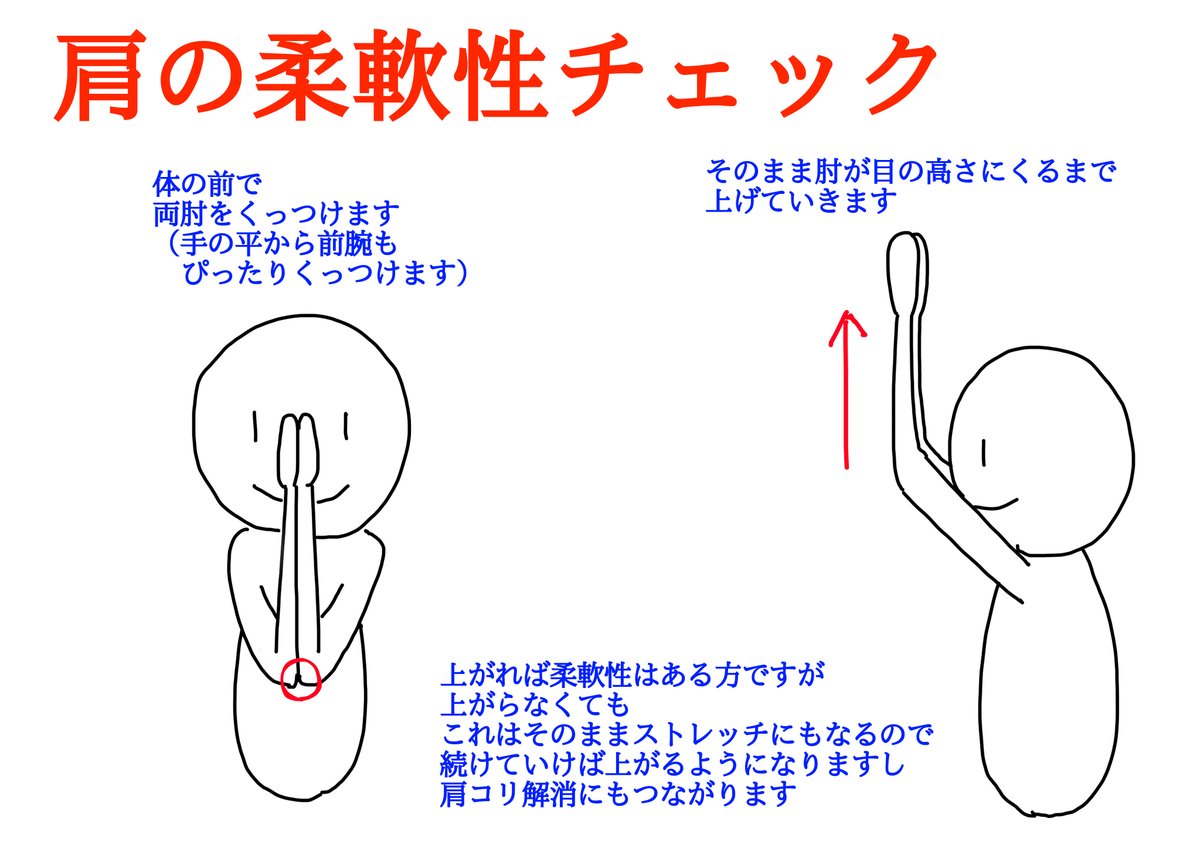 おはようございます!
朝の肩甲骨体操です

今朝は肩の柔軟性をチェックする方法ですが
逆に言えばチェックしながら
肩のストレッチになるので
ぜひお試しください

肩甲骨と股関節は関係しています 