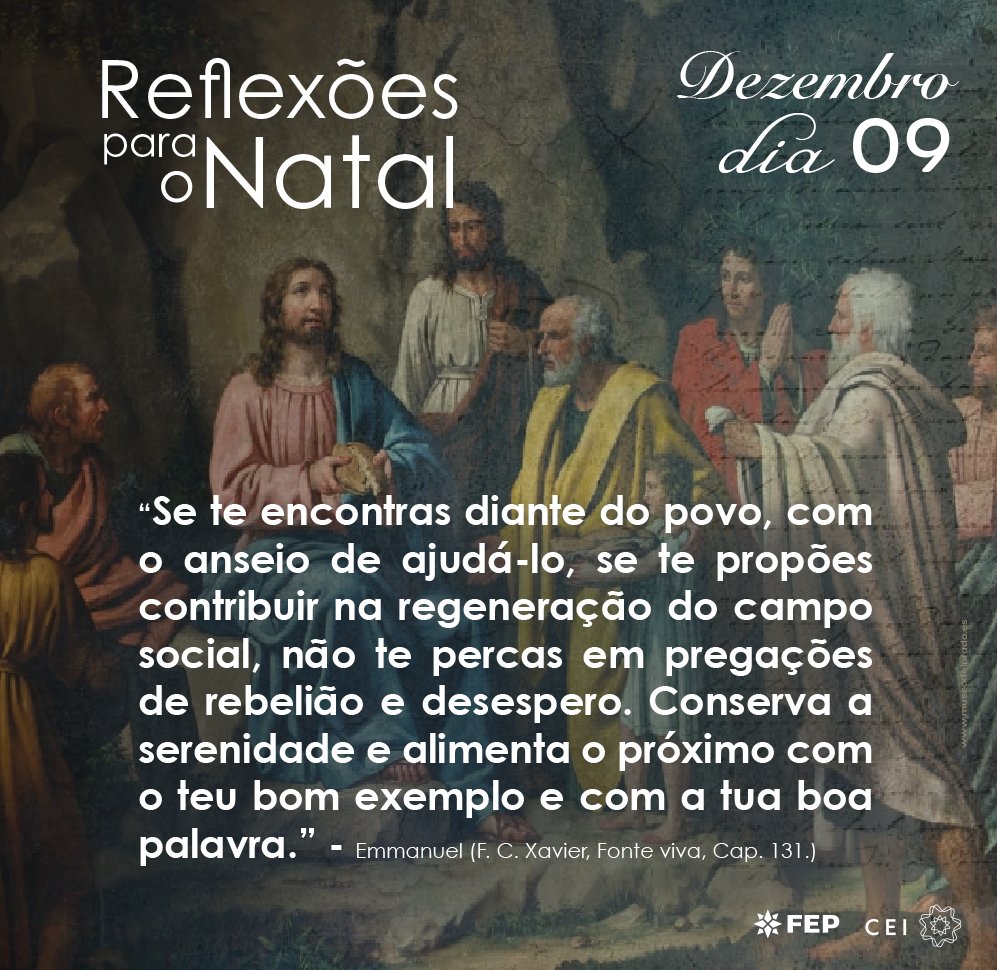 CSocialFEP's tweet photo. #reflexõesdenatal Porque o verdadeiro alimento é #espiritual 🙌🏽 #natalcomJesus https://t.co/YyHN3CCpW3