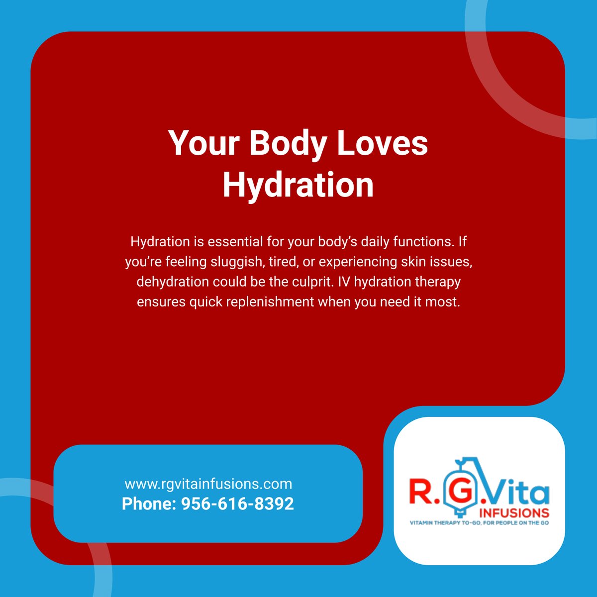 soul_touch00's tweet photo. Water is great, but sometimes your body needs more. IV hydration therapy is a fast way to give your body a direct boost of fluids and nutrients, making you feel revived and energized.

#NutrientBoost #SkinCare #EnergyRevive #ReplenishHydration #FeelYourBest https://t.co/9q2V7y4KdI