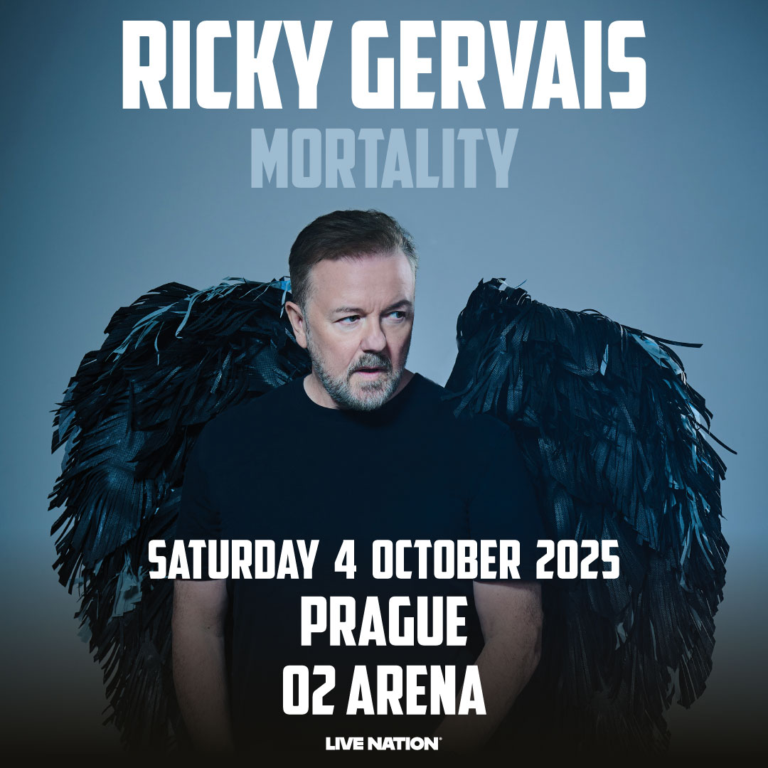 Oceňovaný komik, herec, scénárista a režisér <a href="/rickygervais/">Ricky Gervais</a> oznámil další termíny představení Mortality po celé Evropě v roce 2025. Gervais pokračuje ve své zbrusu nové stand-up show, se kterou se v představí divákům po celém světě.

Více informací > bit.ly/49wdbBm