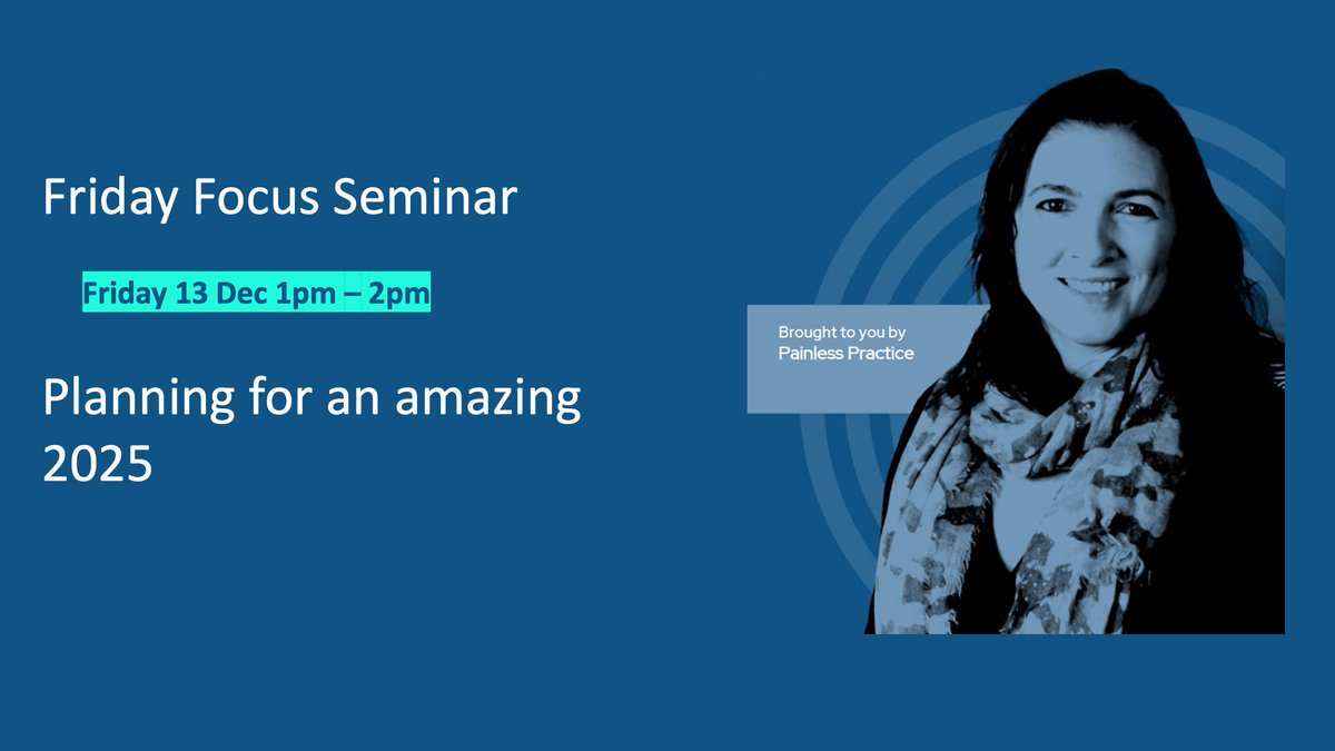 Planning for an amazing 2025!​ 📅🙌

Join Celia to help you take stock of where you are, define where you'd like to get to and start developing your plan for an amazing 2025.​

Don’t forget to use your exclusive member discount for 50% off!​

BOOK NOW: ow.ly/FjnV50Um0p7